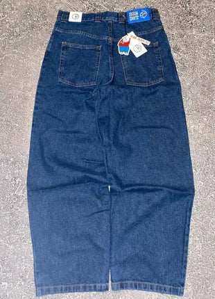 New Harajuku Hip Hop Cartoon Y2K Big Boy Jeans Women Graphic Embroidery Baggy Jeans Pants High Waist Wide Leg Trouser Streetwear Y2K Tops 1 Clothing Store