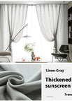 Cambric Light Gray / 0.7To1.1m Curtain Height 1.5M