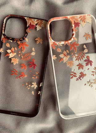 Autumn Wind And Fallen Leaves iPhone Case Shop1104137432 Store