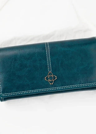 Elysia Women's Long Leather Wallet Shop1104778561 Store