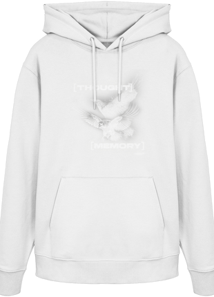 THOUGHT & MEMORY WHITE | VVH Hoodie Shopverse