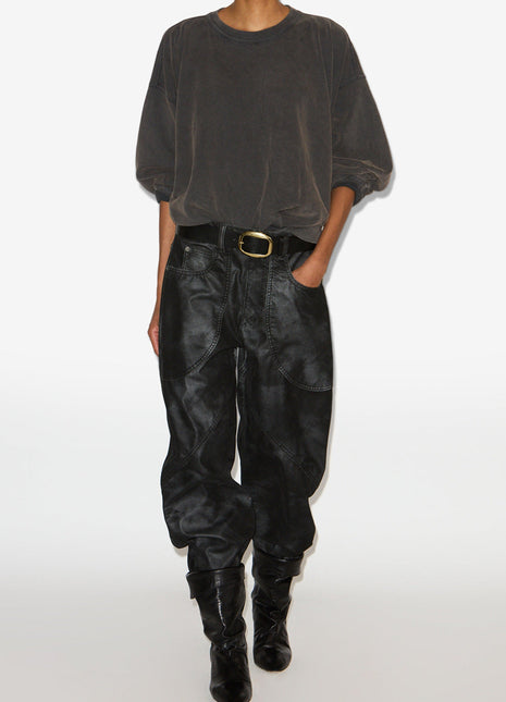 Sweatshirt Sauria in Faded Black Shopverse