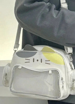 Kawaii Cat Ita Bag – Transparent Pocket Backpack Shop1103477352 Store