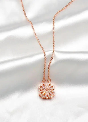 Couple Necklace with Hugging Love Pet Cat Design 17KMM Store