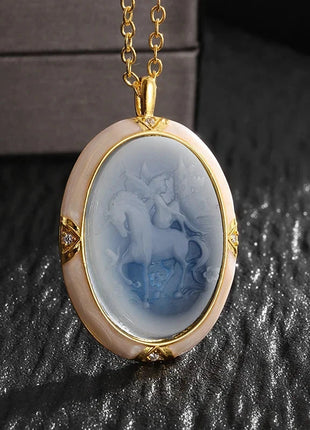 Couple Necklace with Hugging Love Pet Cat Design 17KMM Store