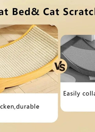 Multifuction Wooden Cat Scratching Sleeping Bed YingYing Store
