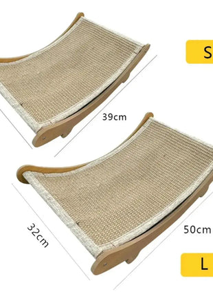 Multifuction Wooden Cat Scratching Sleeping Bed YingYing Store