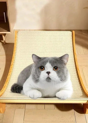 Multifuction Wooden Cat Scratching Sleeping Bed YingYing Store