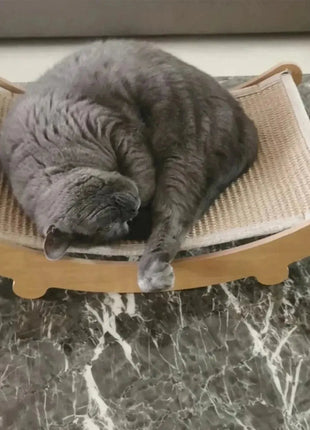 Multifuction Wooden Cat Scratching Sleeping Bed YingYing Store
