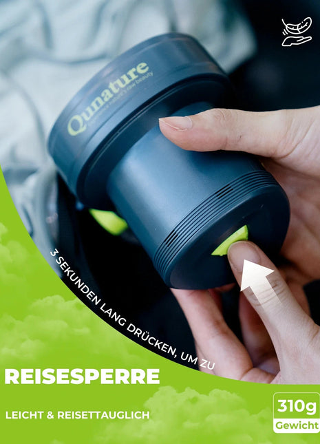 Qunature Elektrische Luftpumpe 2 in 1 Aufblasbar und Ablassen 2000 mAh Wiederaufladbar Akku Shopverse