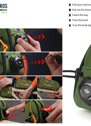 ROAD TO SKY Reflektierende Wasserabweisende Fahrrad Oberrohrtasche Shopverse