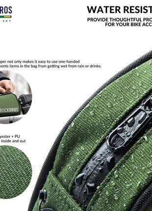 ROAD TO SKY Reflektierende Wasserabweisende Fahrrad Oberrohrtasche Shopverse