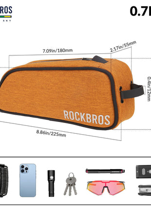 ROAD TO SKY Reflektierende Wasserabweisende Fahrrad Oberrohrtasche Shopverse