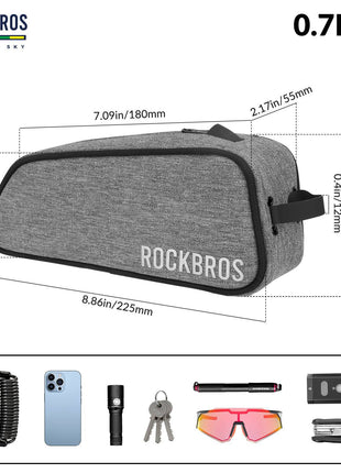 ROAD TO SKY Reflektierende Wasserabweisende Fahrrad Oberrohrtasche Shopverse