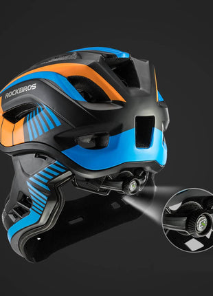 ROCKBROS Kinder helm Integriert Fahrradhelm mit Abnehmbarem Kinnschutz Shopverse