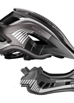 ROCKBROS Kinder helm Integriert Fahrradhelm mit Abnehmbarem Kinnschutz Shopverse