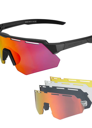 ROCKBROS Polarisierte Fahrradbrille mit 4 Wechselgläser Shopverse