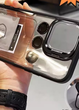 Camera Stand Cases with Lens Protection For iPhone 15 Pro Max (with Free Camera Lens) Shop1104115021 Store