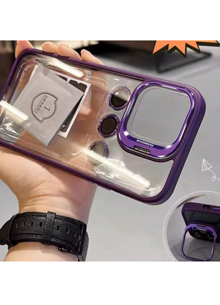 Camera Stand Cases with Lens Protection For iPhone 15 Pro Max (with Free Camera Lens) Shop1104115021 Store