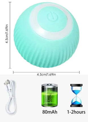 PlayPaws - لعبة الكرة الكهربائية SmartPlay للحيوانات الأليفة Home Convenience Global Store